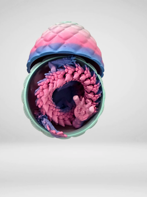 Articulated Dragon inside dragon egg