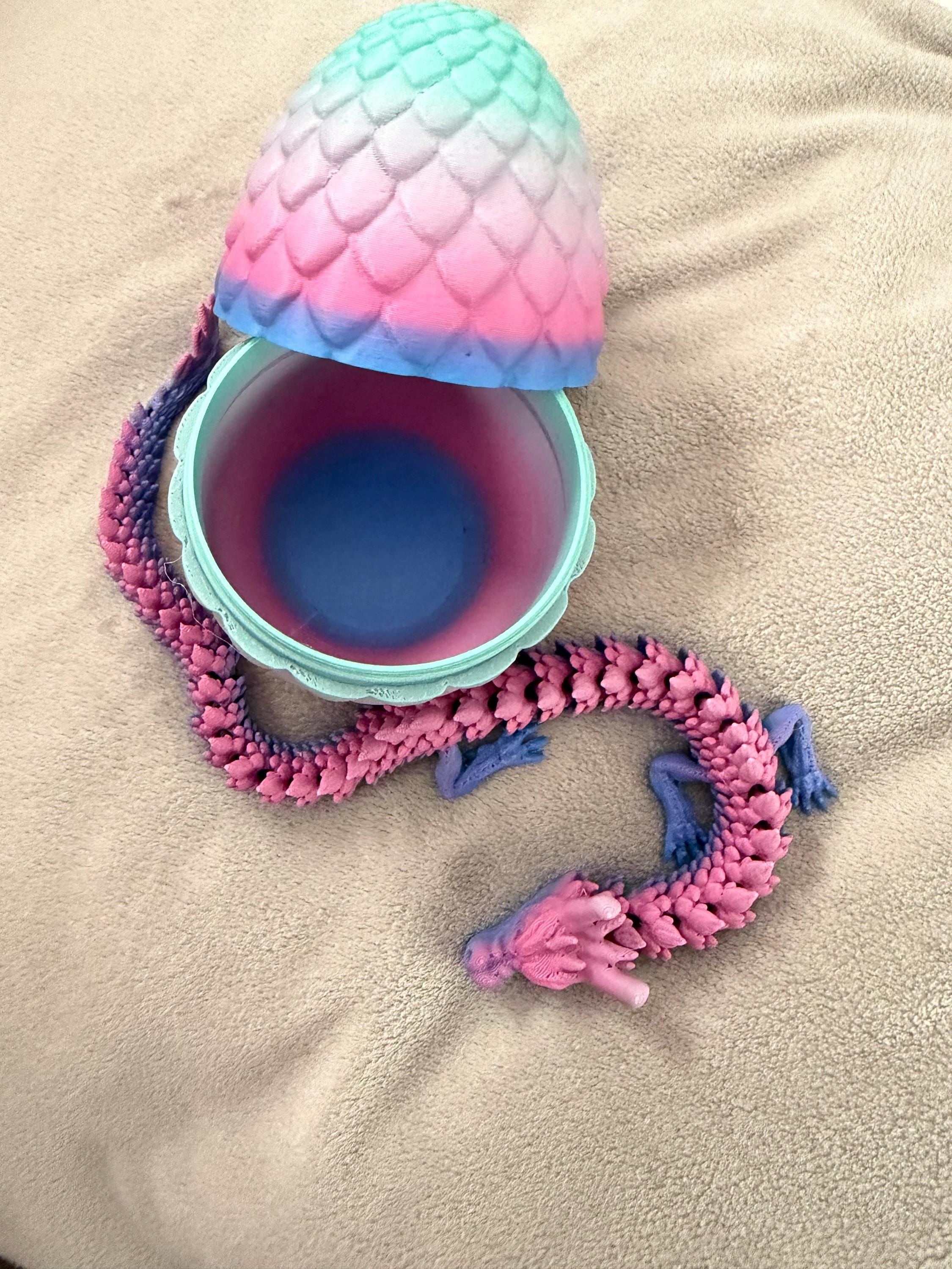 Dragon inside dragon egg