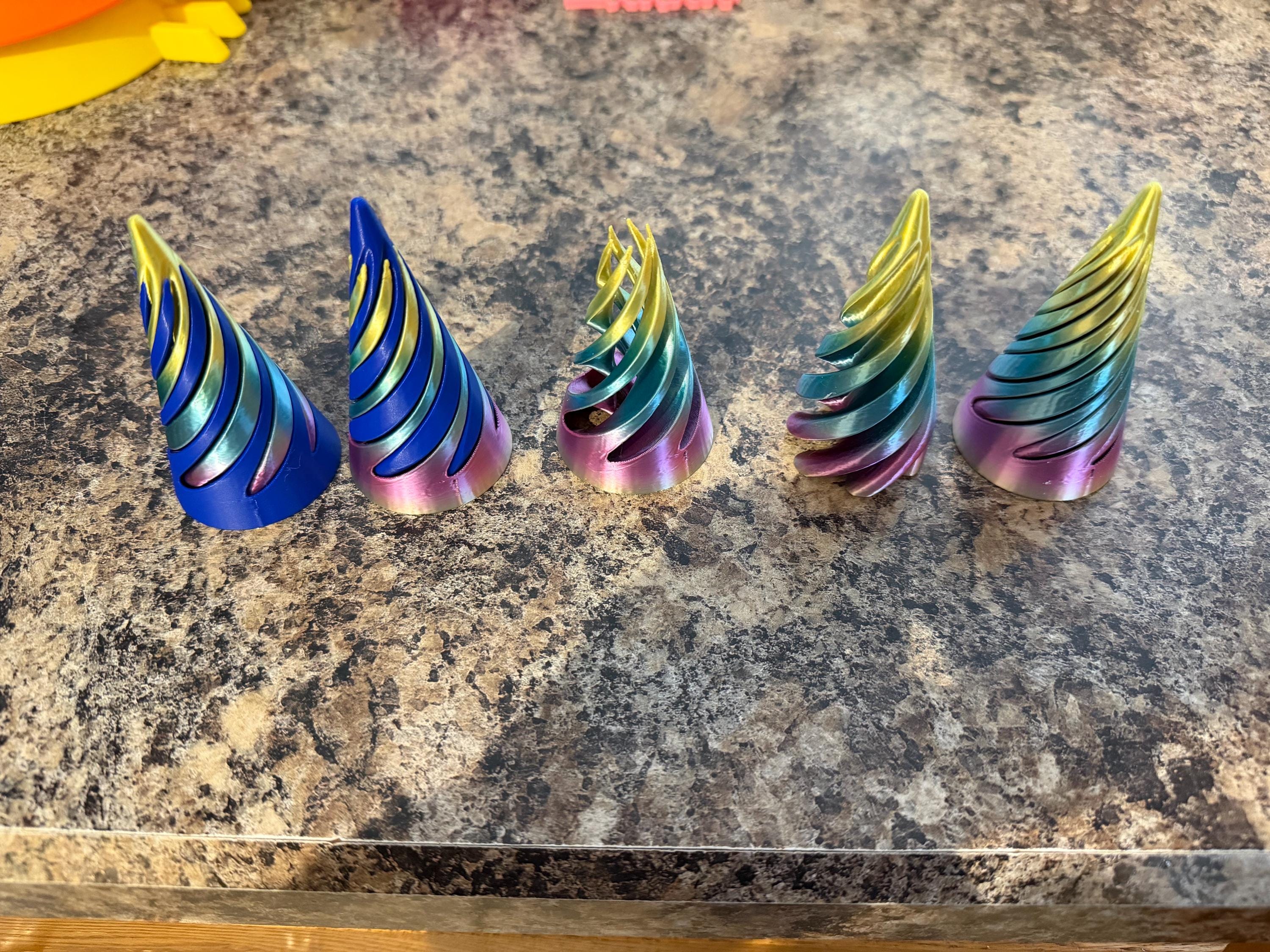 Interlocking Fidget Spinners — 3D Printed Multi-Color Fidget Toy