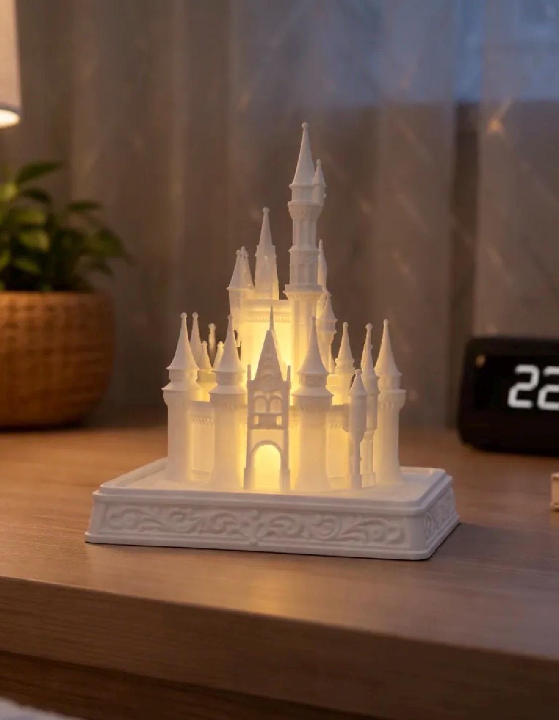 Replica Disney Cinderella Caatle with tea light