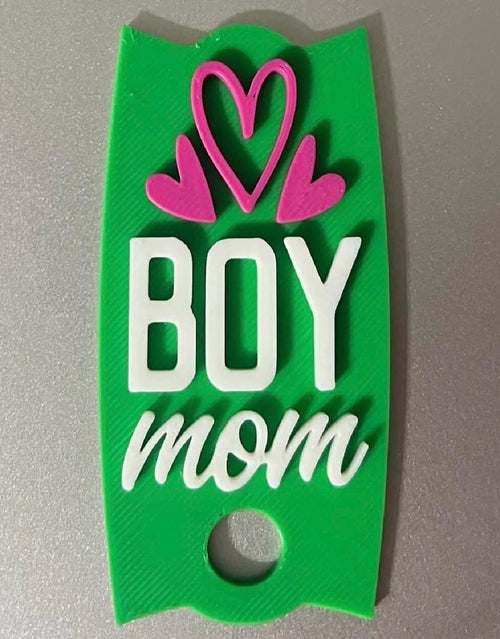 Boy Mom Stanley Lid Topper — 3D Printed Tumbler Accessory
