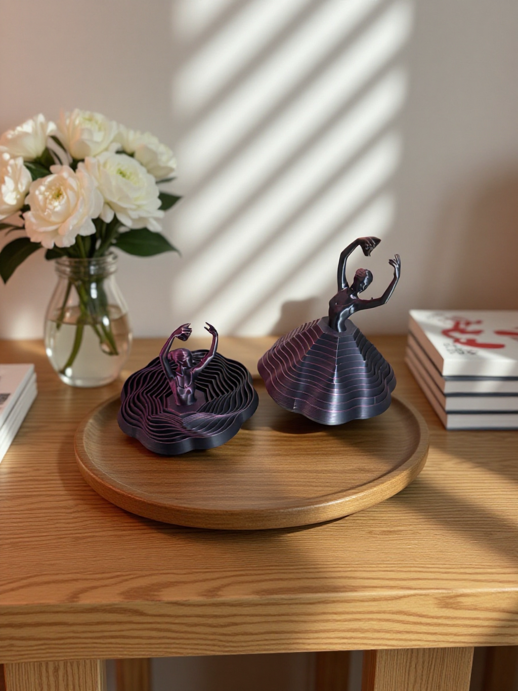 Ballerina Wind Spinner Fidget Toy – 3D Printed