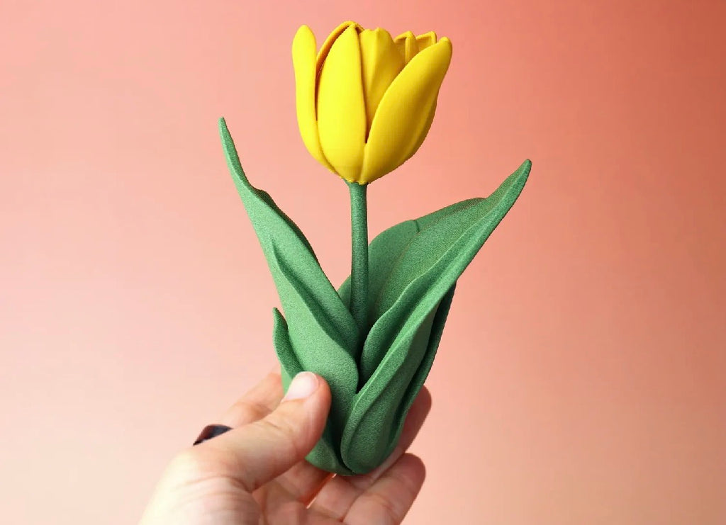 3D Printed Tulip Flower Decor