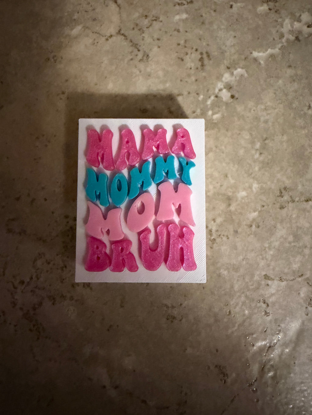 Mama Mommy Mom Bruh — 3D Printed Stanley Straw Topper
