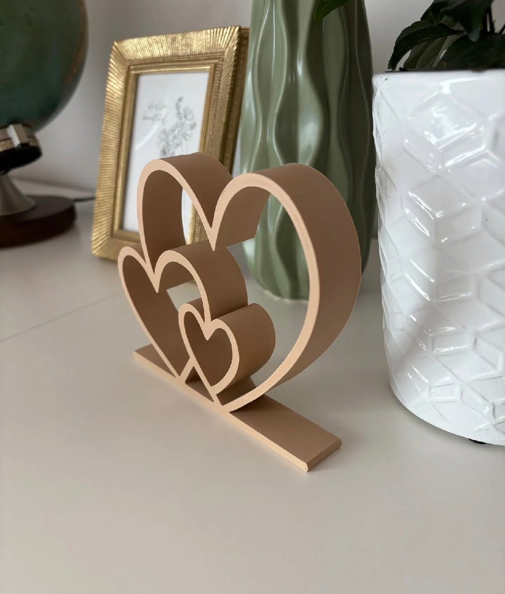 Nested Hearts Decor Stand