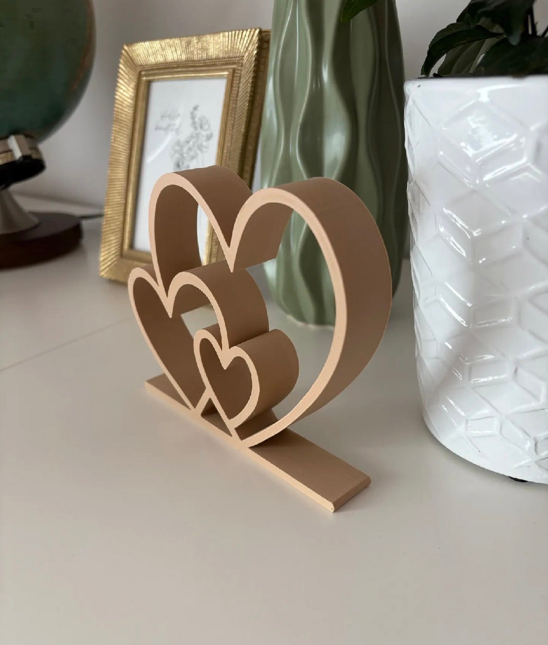 Nested Hearts Decor Stand