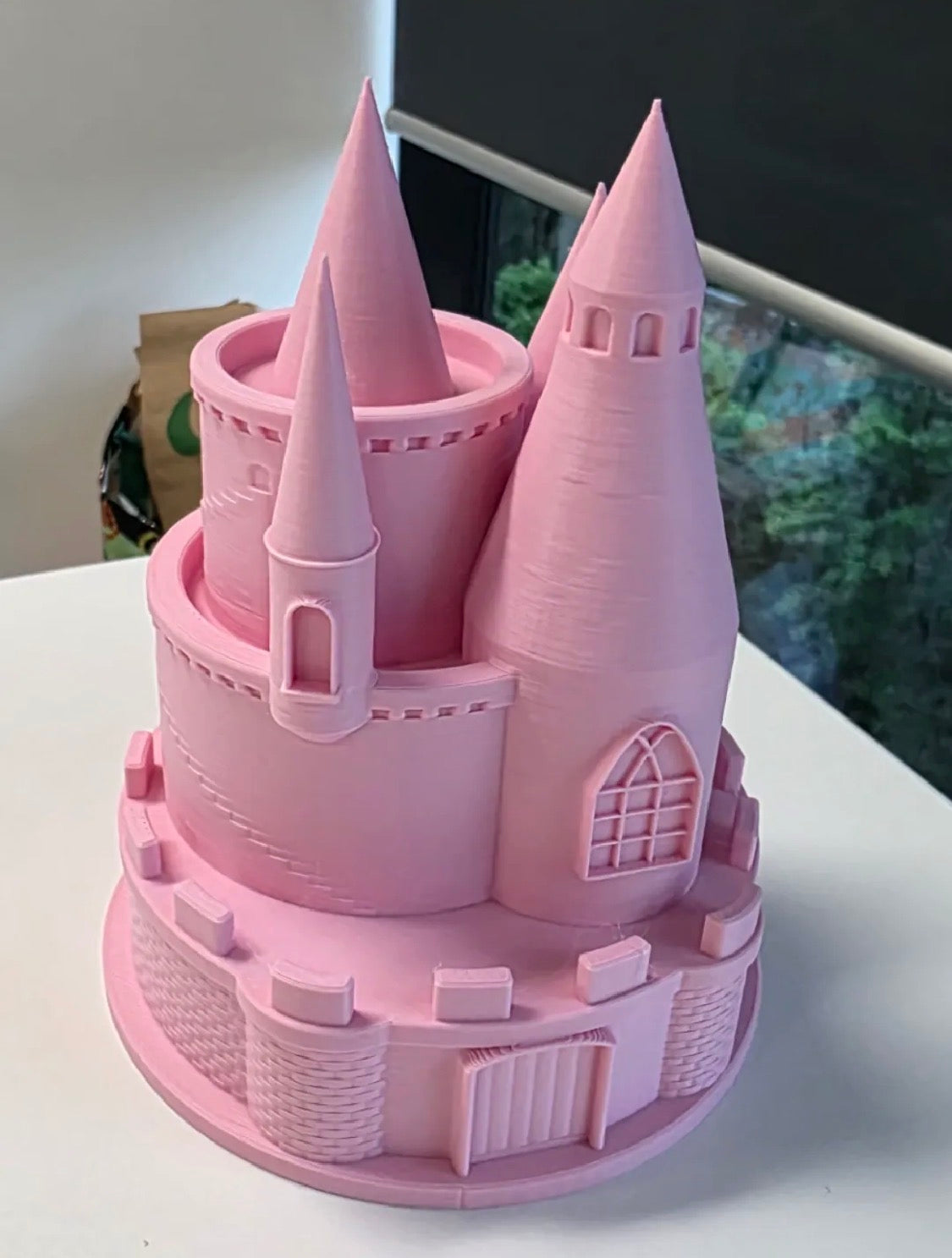 Princess Castle Cake Topper – 3D Printed