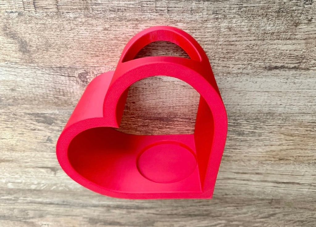 Heart Wine Bottle Holder – 3D Printed