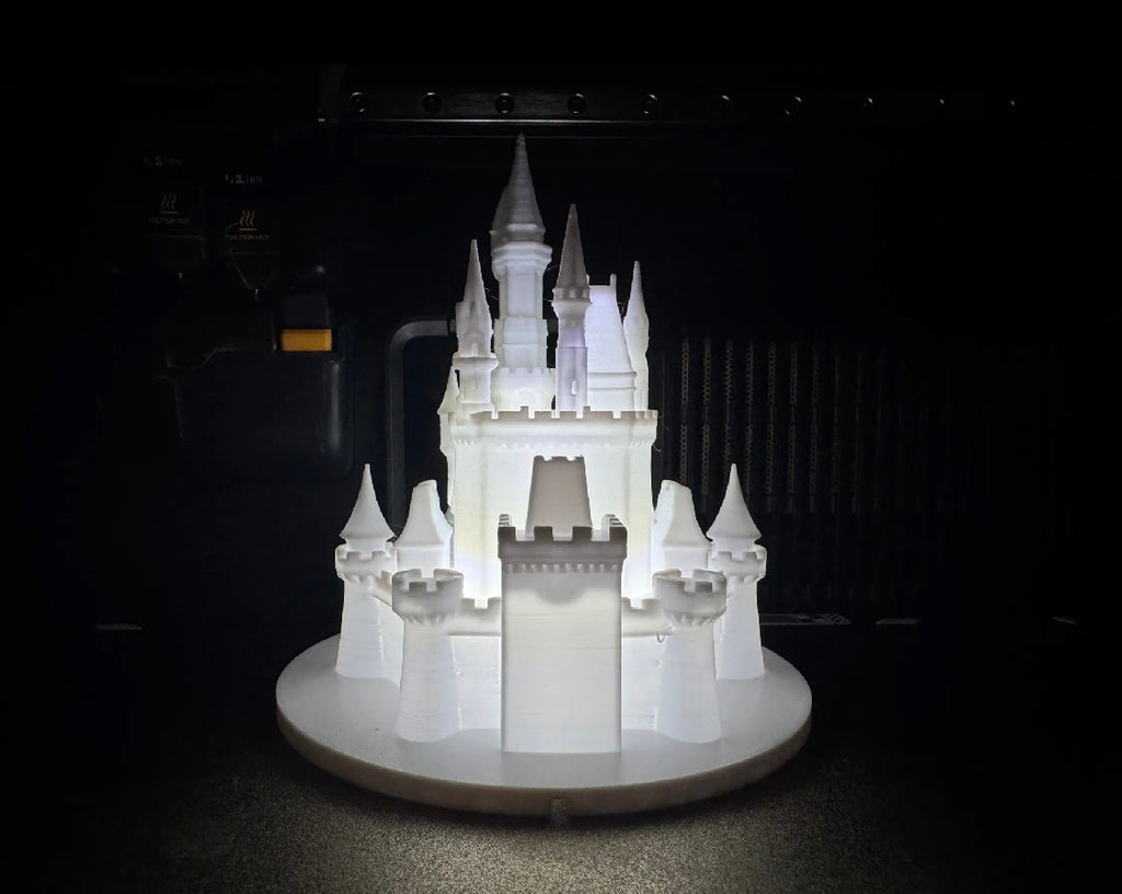 3D Printed Princess Castle LED Night Light (LED Not Included)