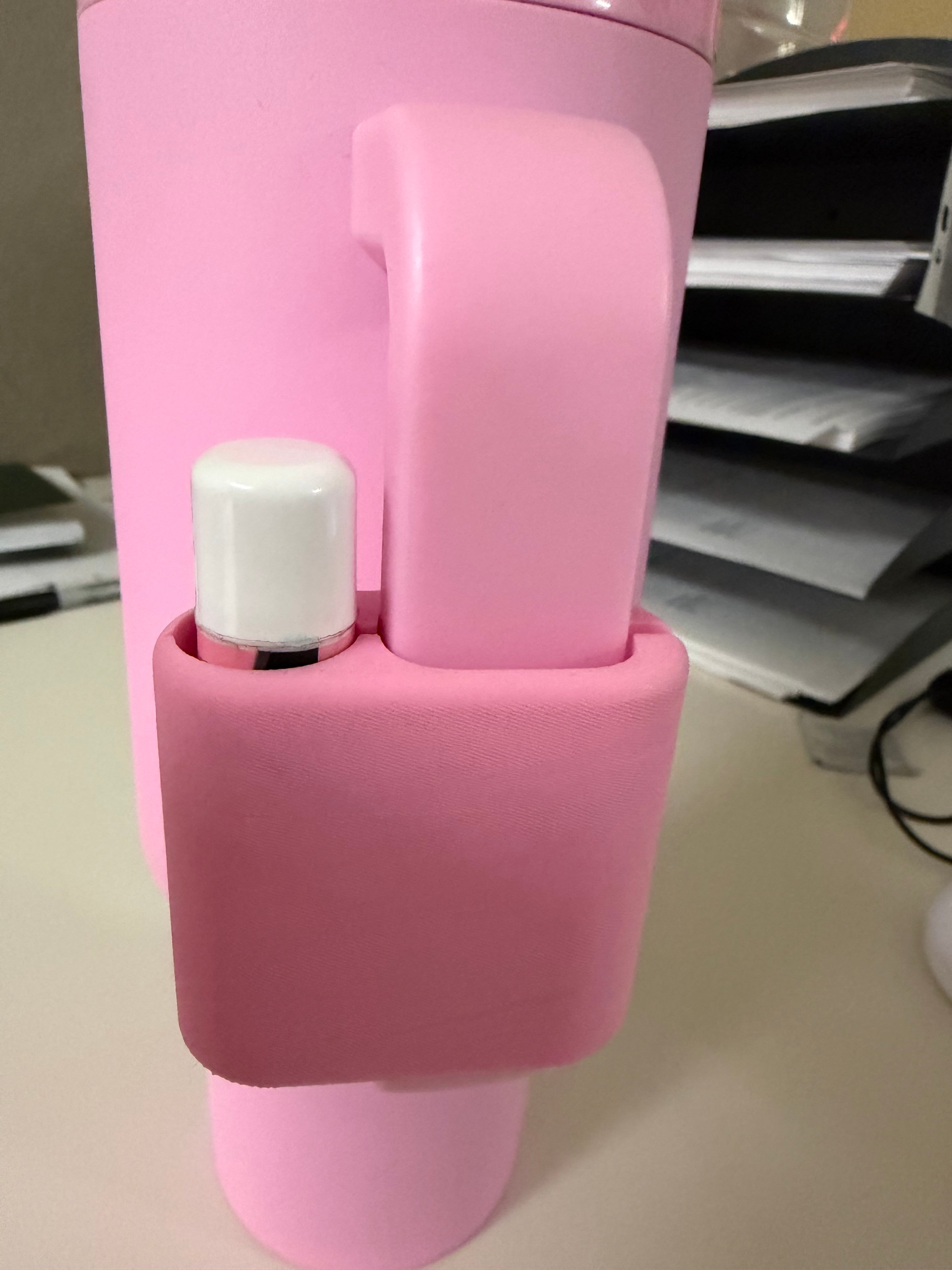 Stanley Tumbler Chapstick Holder – 3D Printed (Various Colors)