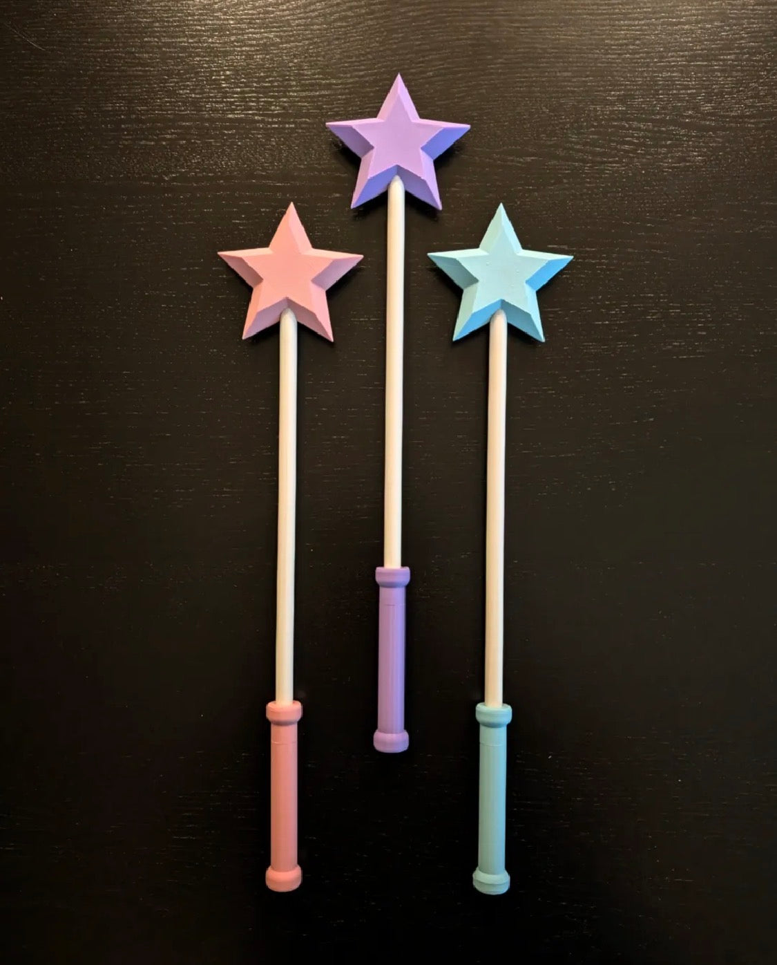 Princess Star Wand – 3D Printed (Available in Pink, Purple & Blue)