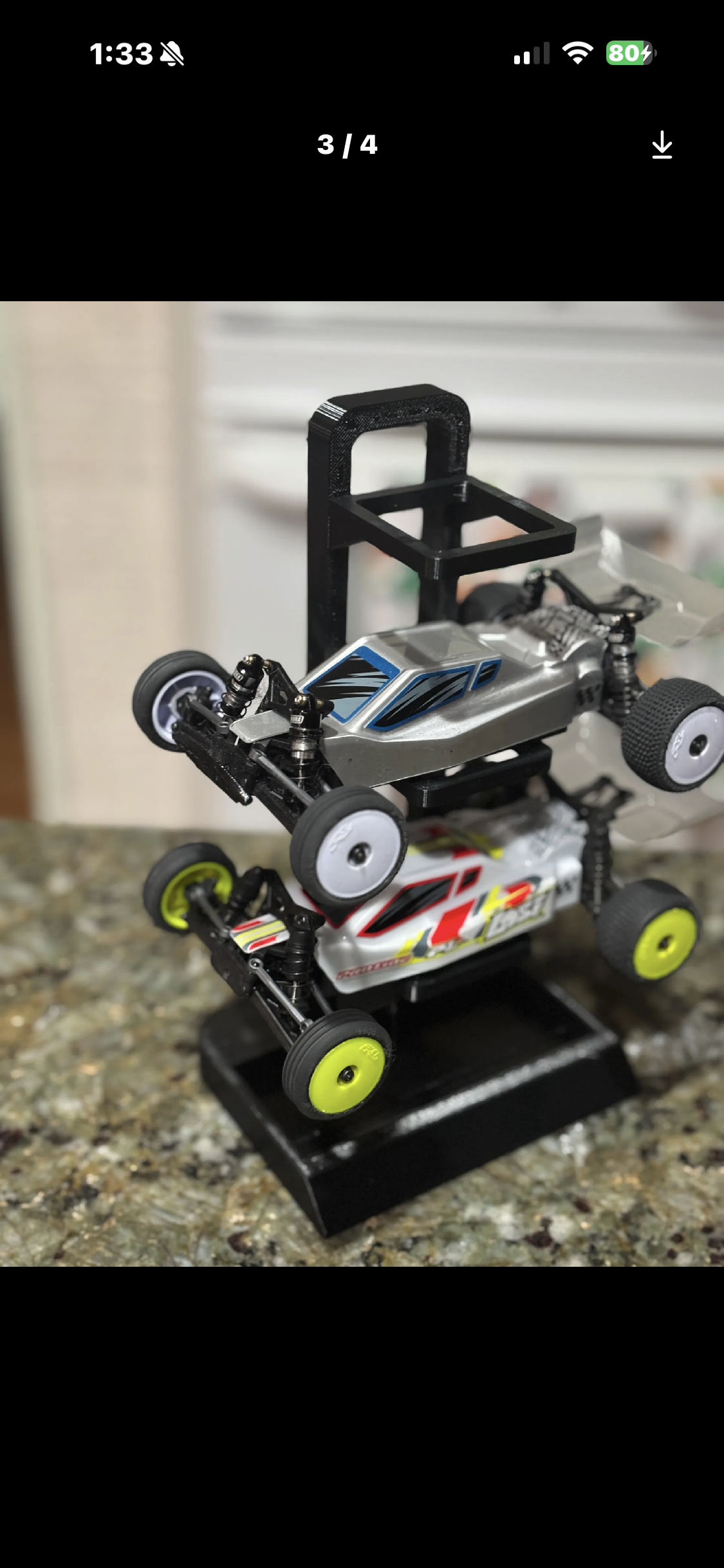 RC Mini Buggy Display Stand - 3D Printed Racing Car Holder
