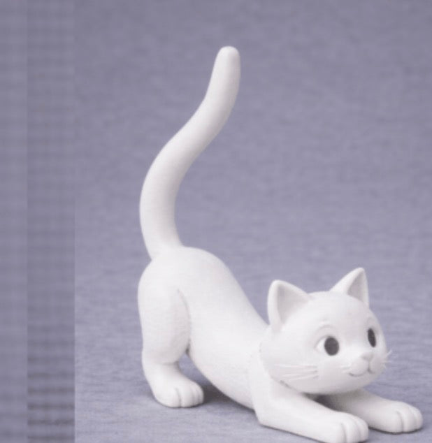 Stretching Cat Ring Holder