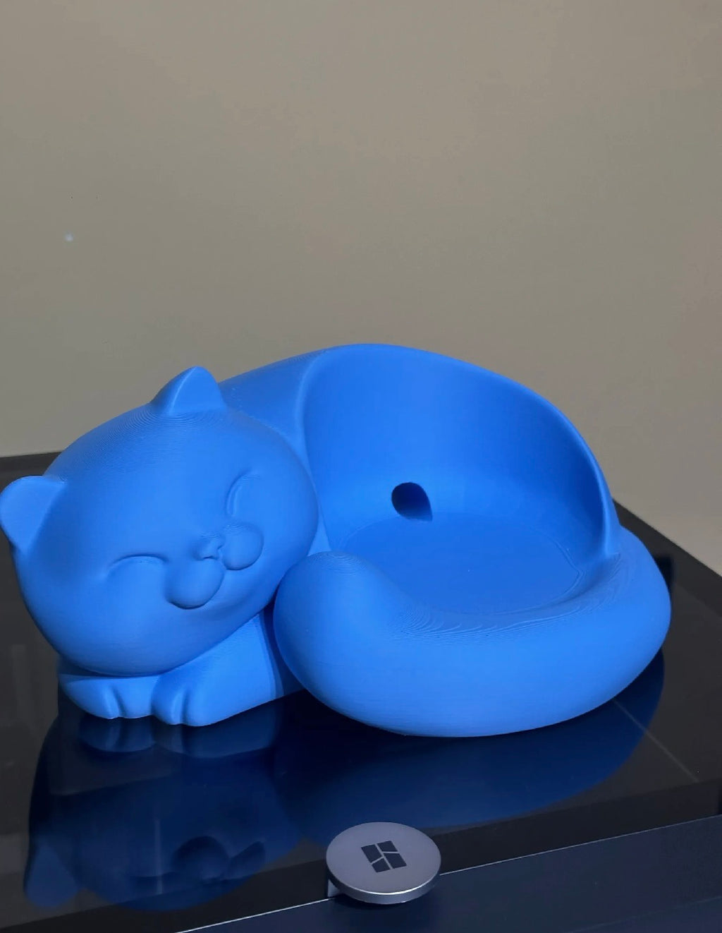 Sleeping Cat Echo Dot Holder