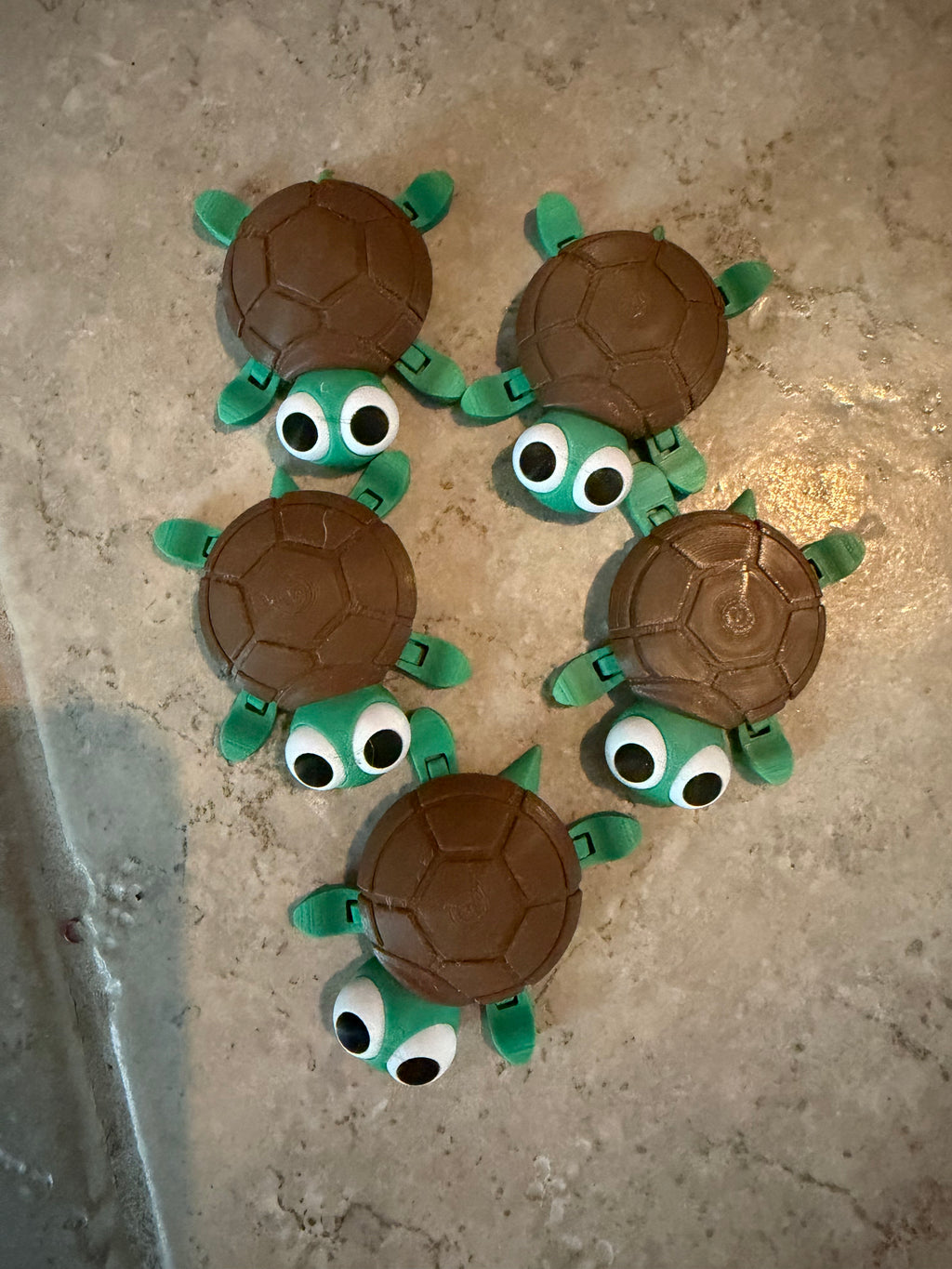 Baby Sea Turtle Figurine – 3D Printed Cute Pocket Pets