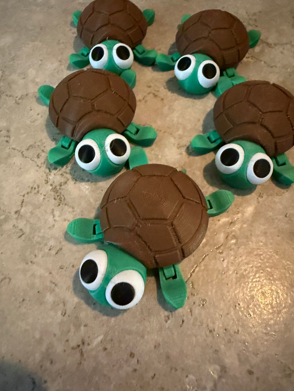 Baby Sea Turtle Figurine – 3D Printed Cute Pocket Pets