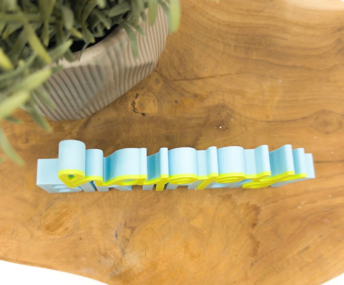 Happy Birthday Sign – 3D Printed Gift
