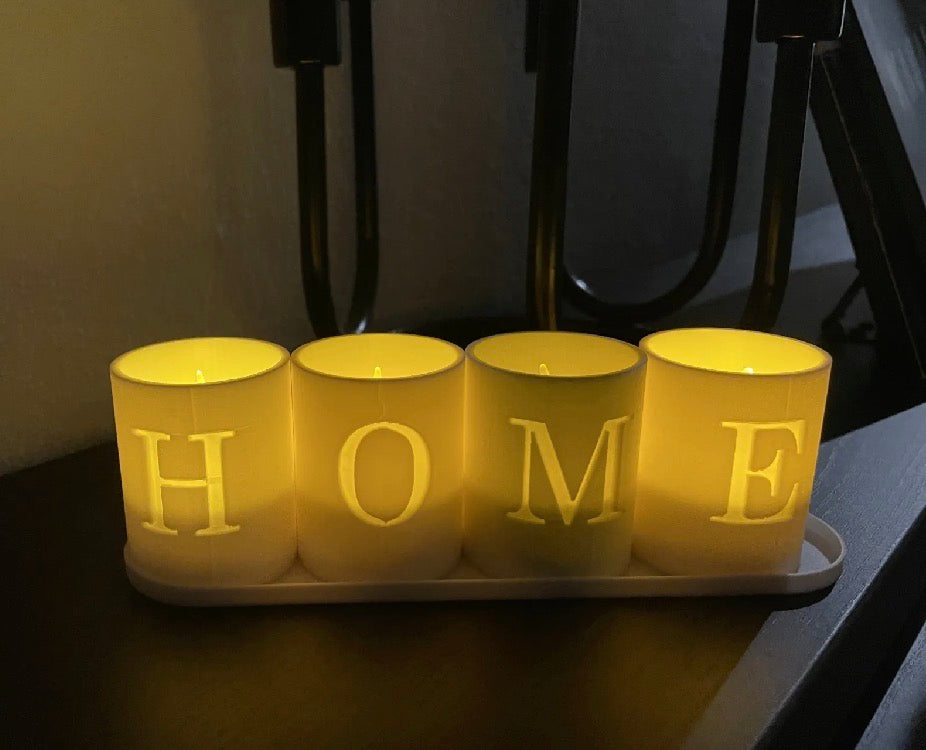 HOME Candle Holder Set – 3D Printed Tealight Holder