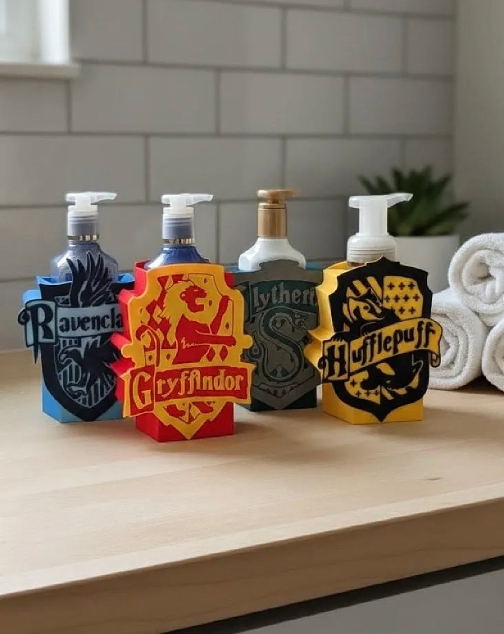 Harry Potter House Crest Soap Holder – 3D Printed Bath & Body Works Stand