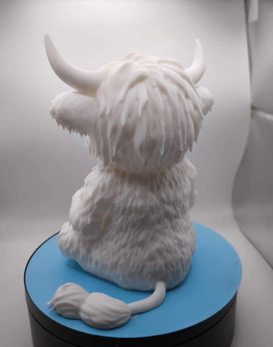 Highland Cow Tea Light Holder-3D printed