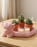 Highland Cow Trinket Tray