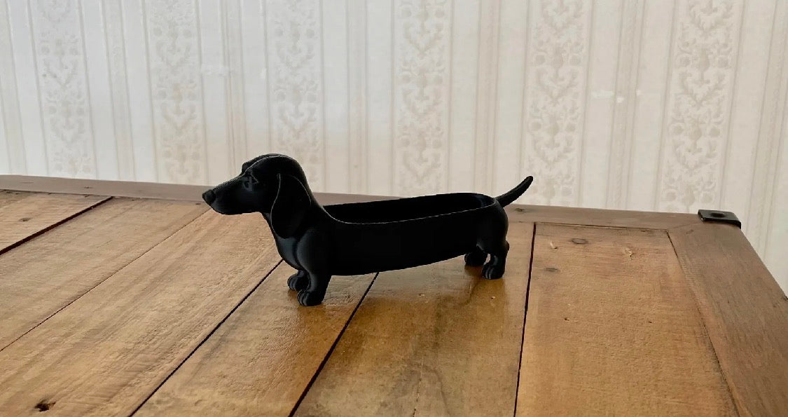 Dachshund Catch-All Tray & Planter