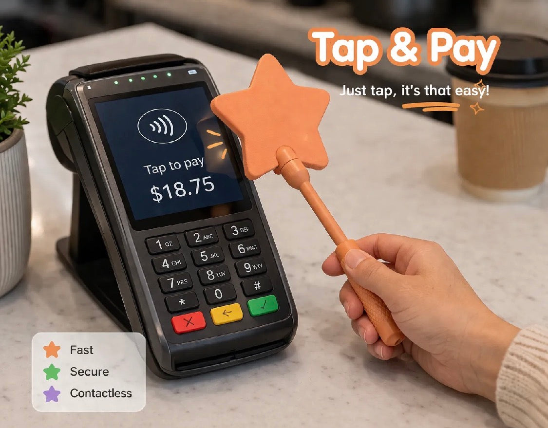 3D Printed Star Tap to Pay Wand