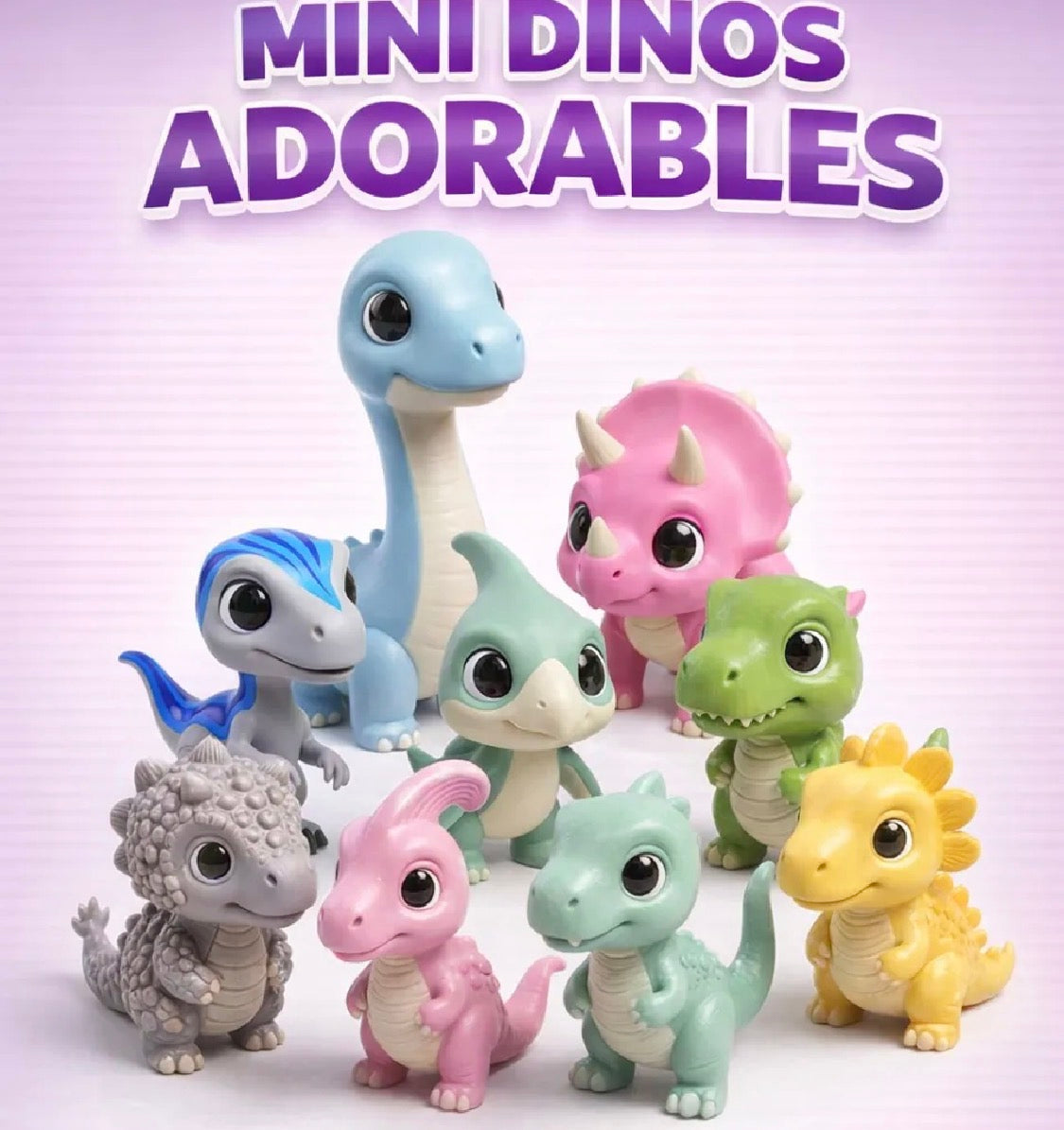 Mini Dino Adorables Set of 9