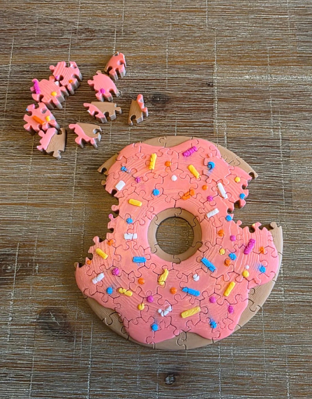 3D Printed Donut Puzzle