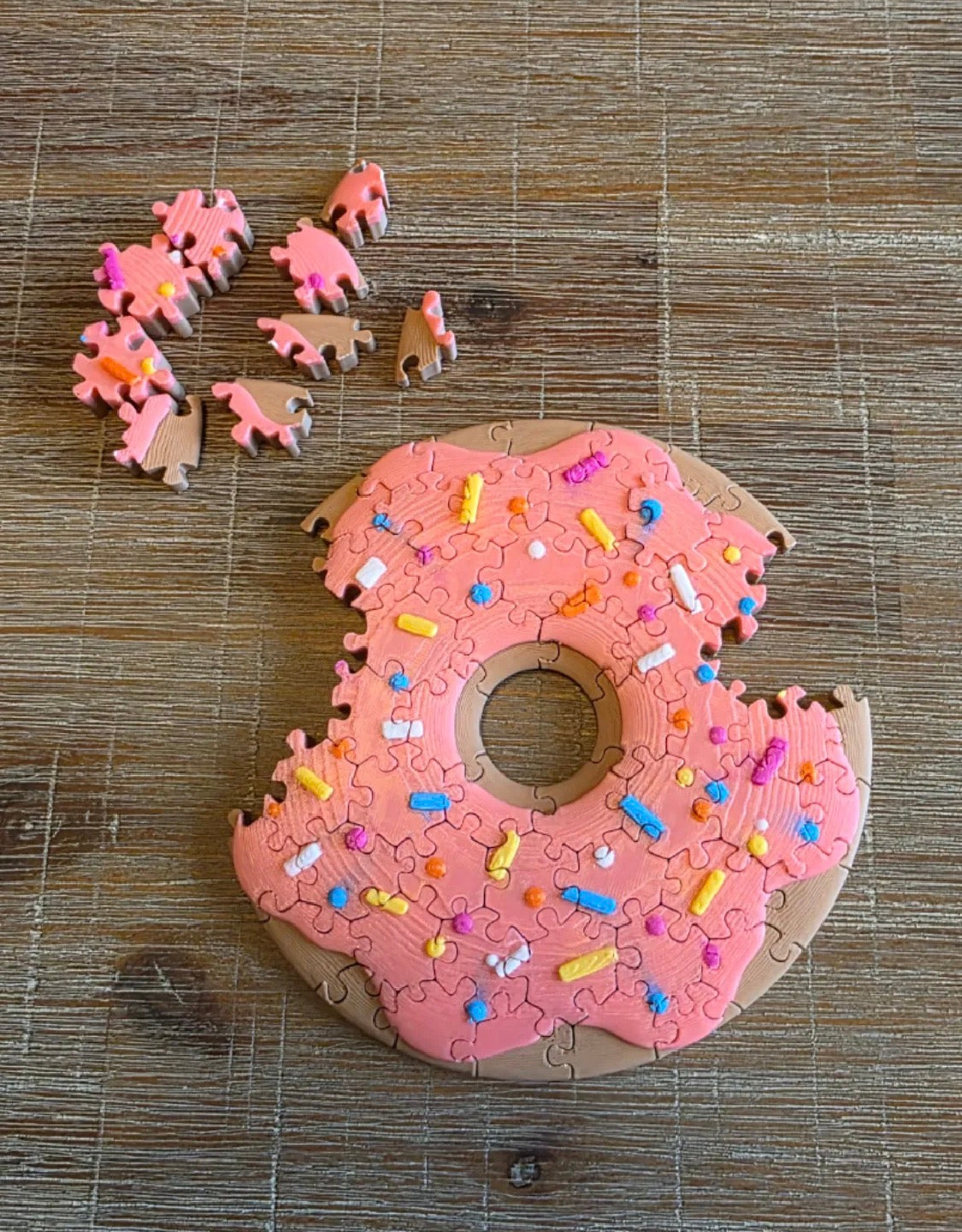 3D Printed Donut Puzzle