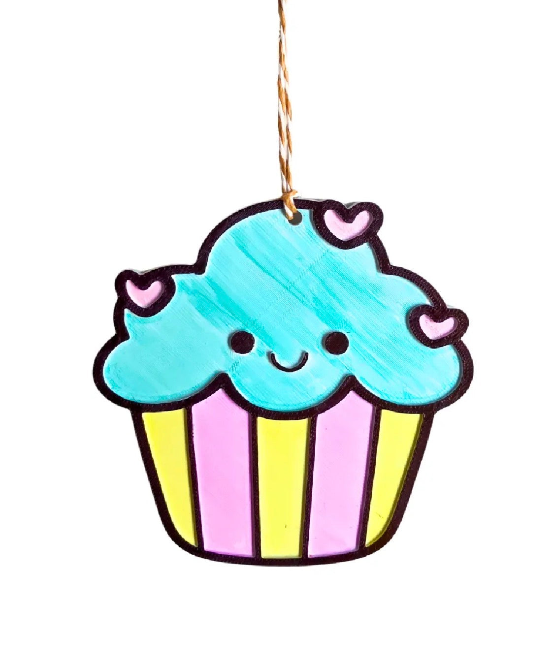 Paintable Cupcake Ornaments Set of 3
