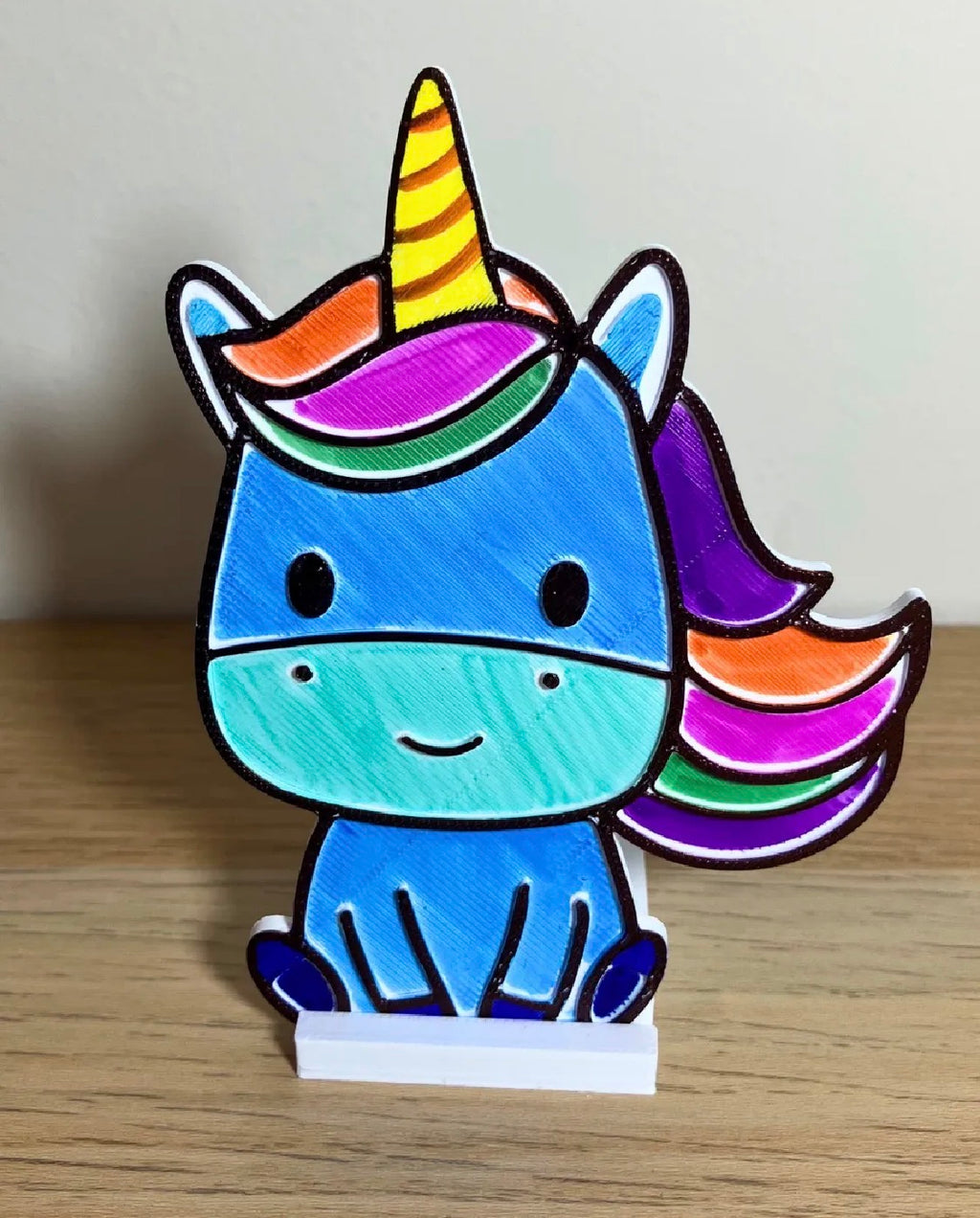 Paintable Unicorn Ornaments Set of 3