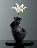 3D Printed Sculptural Spiral Vase