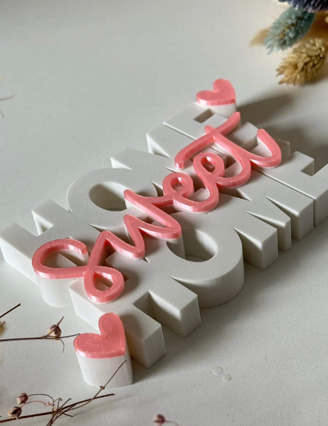 3D Printed Home Sweet Home Sign