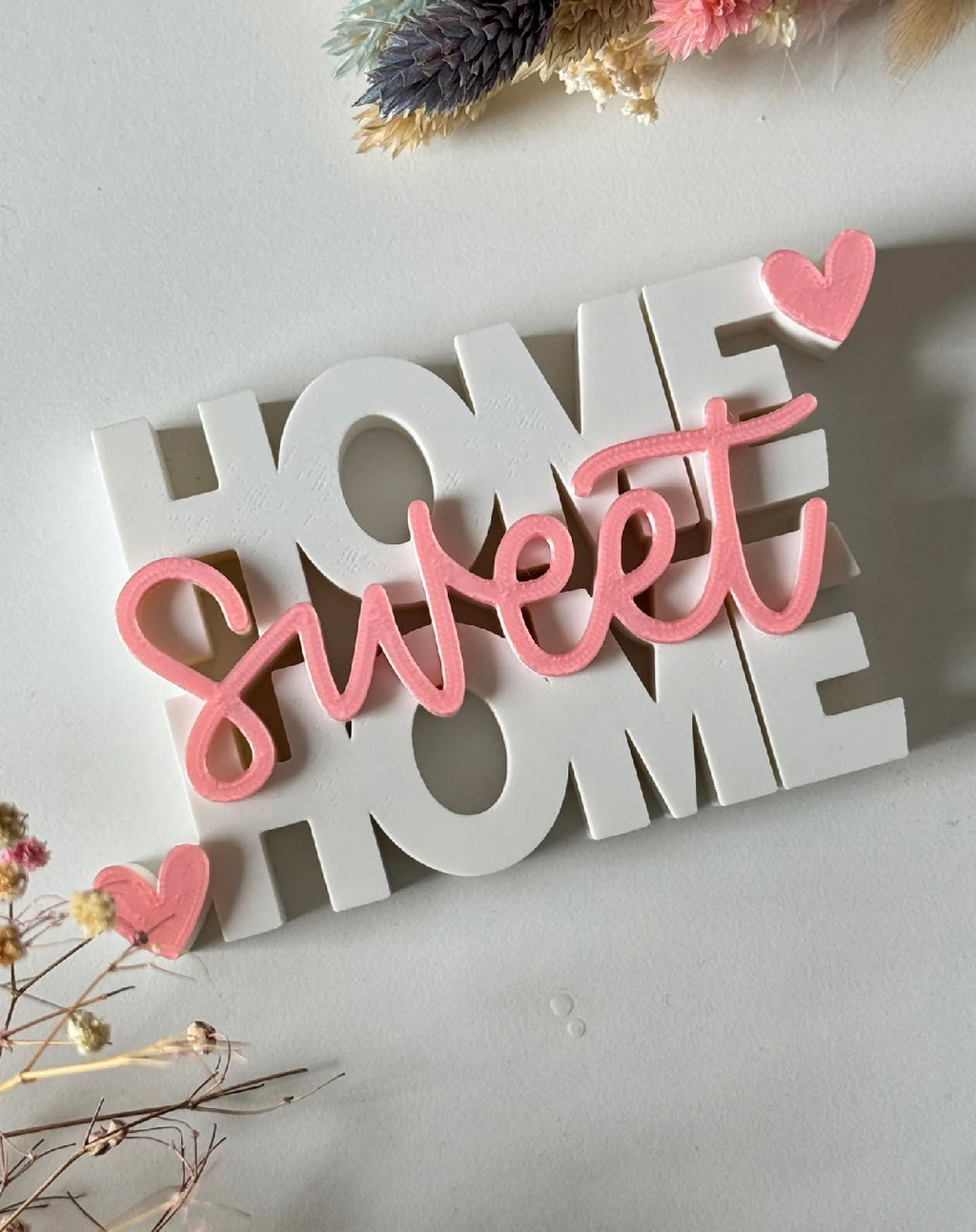 3D Printed Home Sweet Home Sign