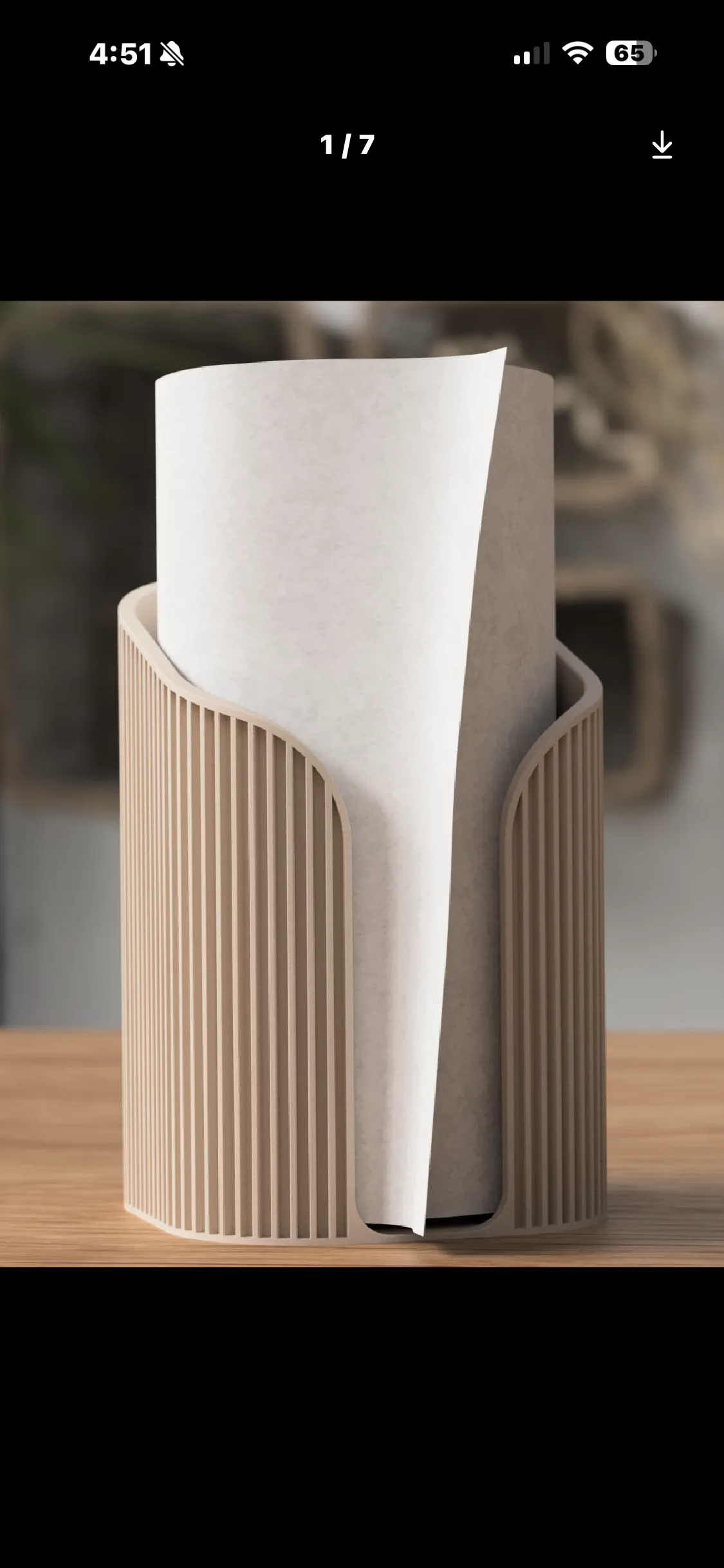 3D Printed Paper Towel Holder