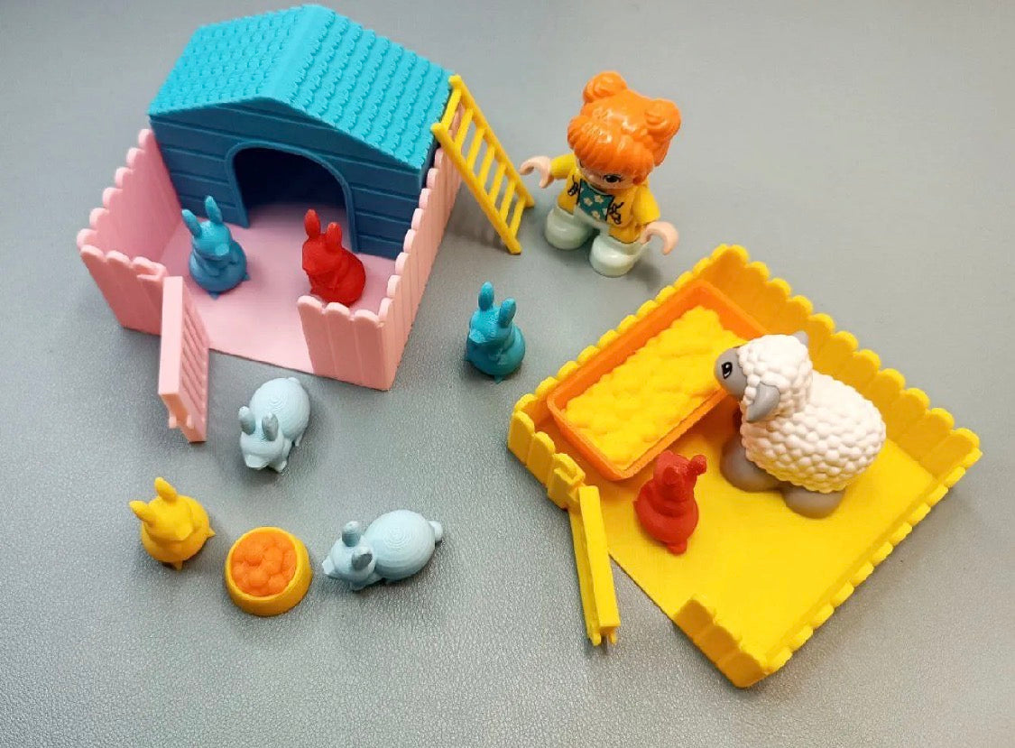 3D Printed Pocket Pets Playset