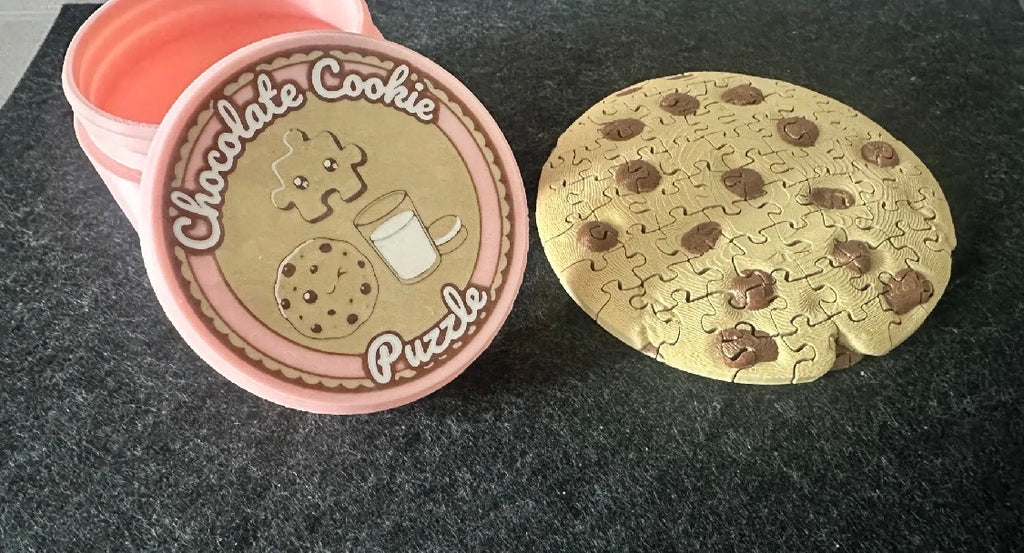 Chocolate Cookie Puzzle with Storage Case