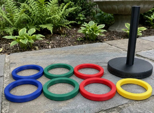 3D Printed Ring Toss Game Set