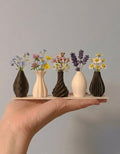 3D Printed Mini Vase Set of 5