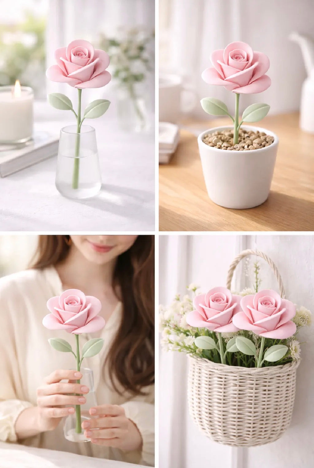 3D Printed Single Rose