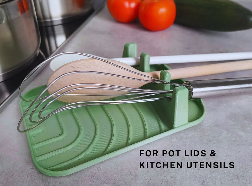 3D Printed Pot Lid & Utensil Rest