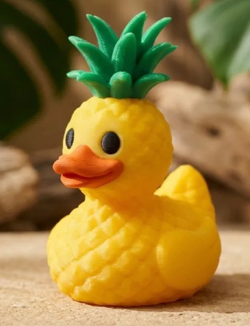 3D Printed Pineapple Duck Figurine