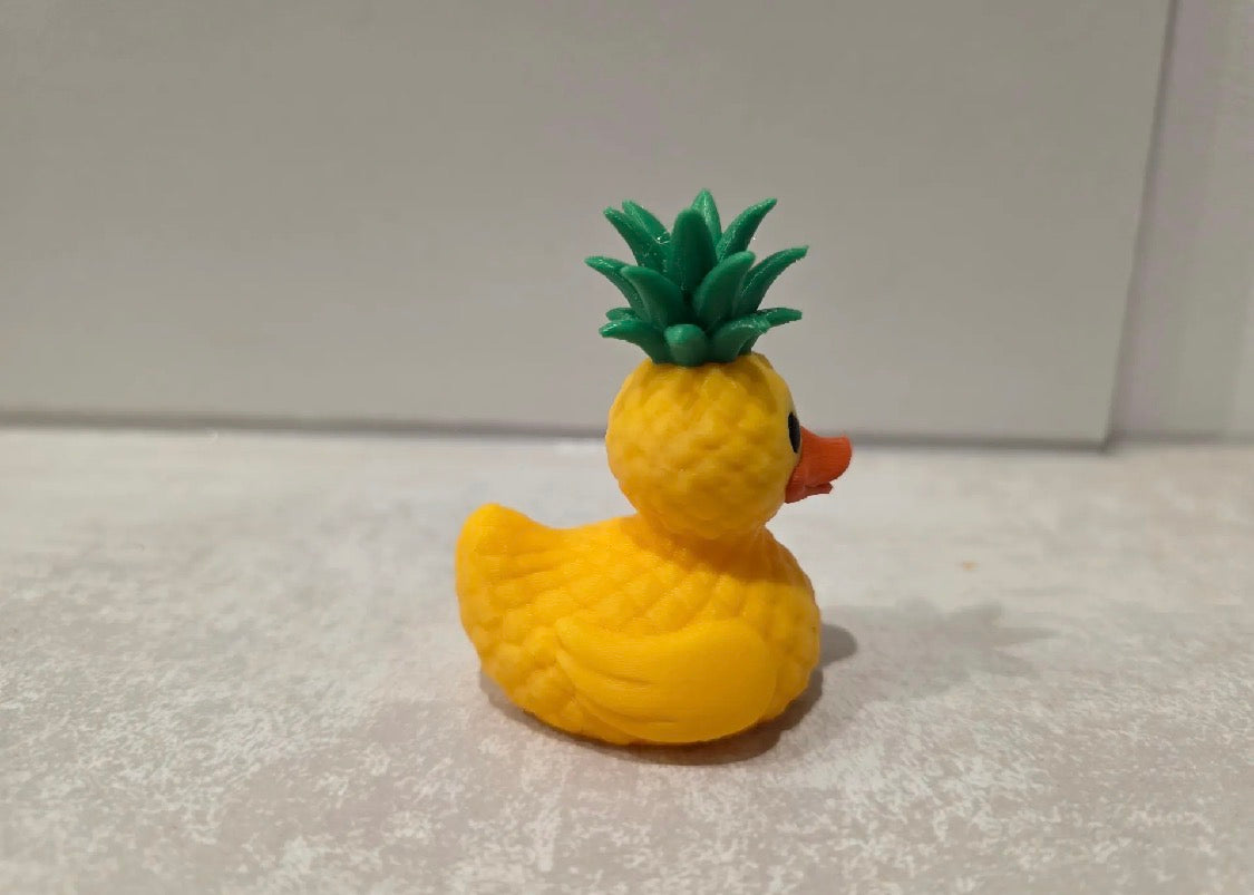 3D Printed Pineapple Duck Figurine