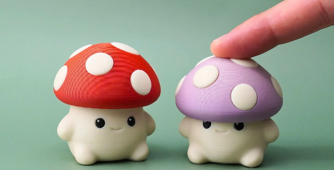 Baby Mushroom Clicker + Keychain