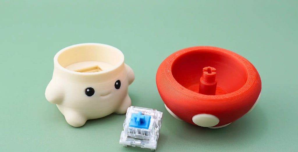 Baby Mushroom Clicker + Keychain