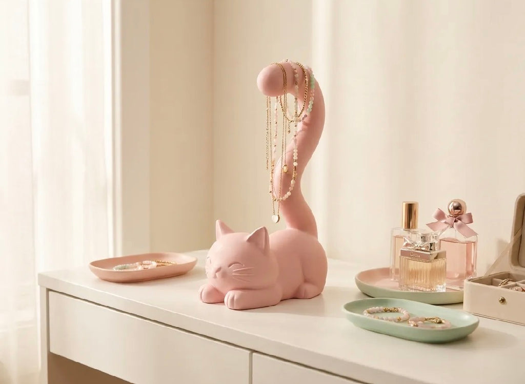 Cat Tail Desk Organizer Stand