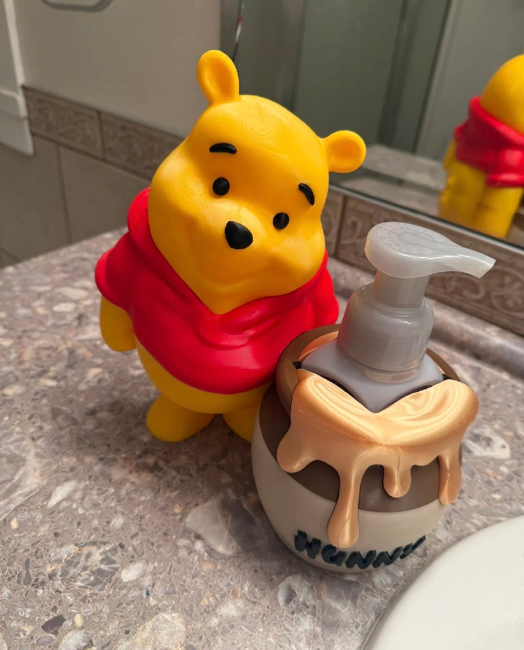 Bear with Honey Bath & Body Works Soap Holder