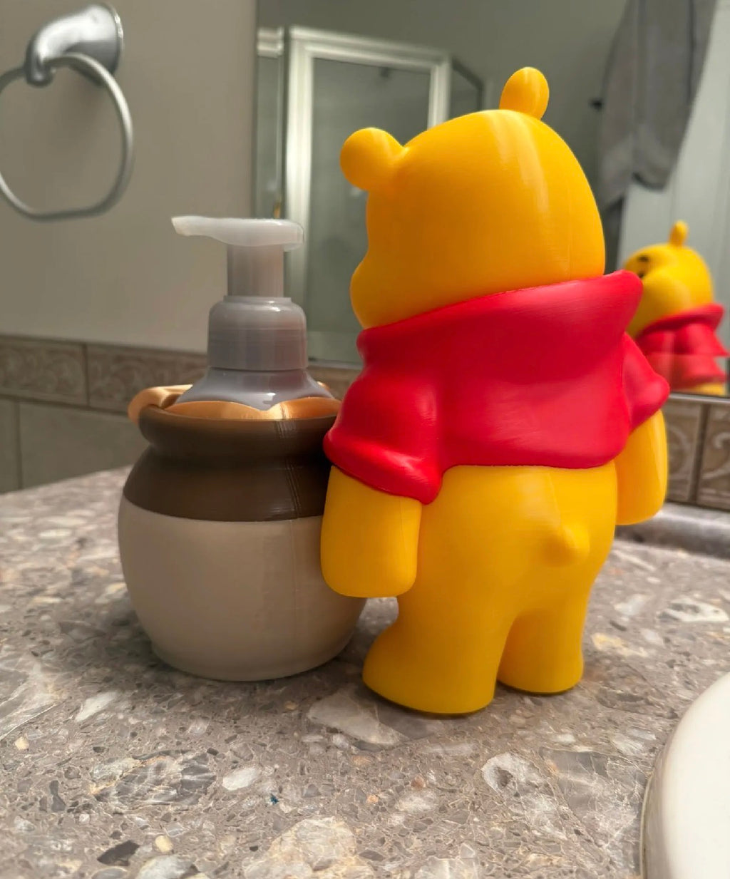 Bear with Honey Bath & Body Works Soap Holder