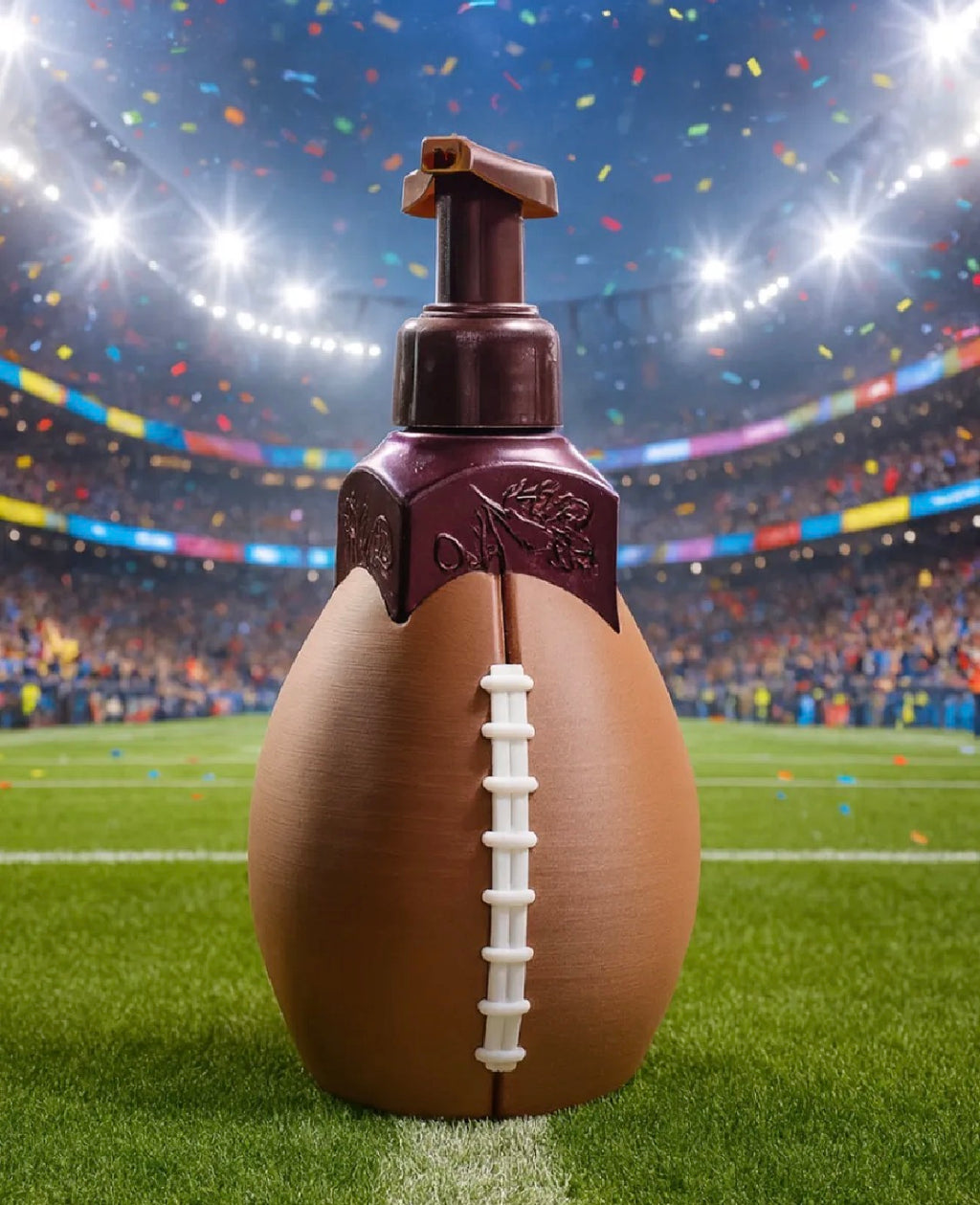 Football Foam Pump Soap Dispenser Holder